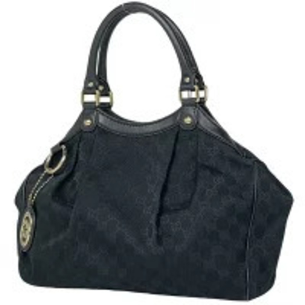 Gucci GG Sukey 2way Shoulder Bag canvas black